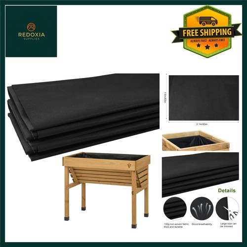 Durable black raised - black, bed