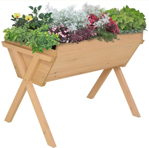 Outsunny wooden raised garden - outsunny,