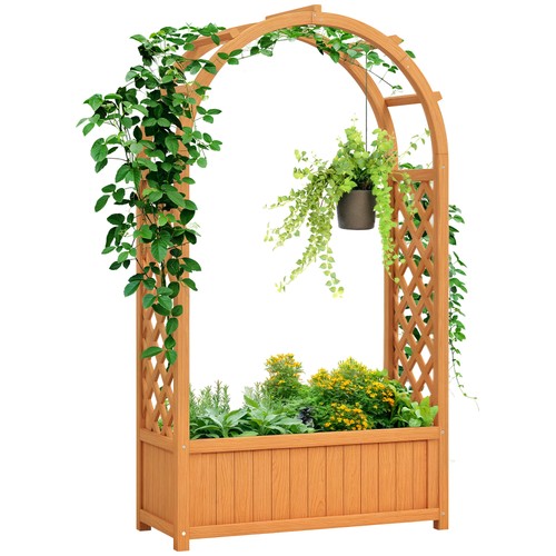 Outsunny wooden raised - wooden, garden