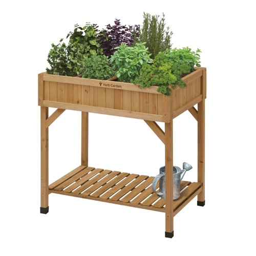 Pocket herb planter raised - pocket,