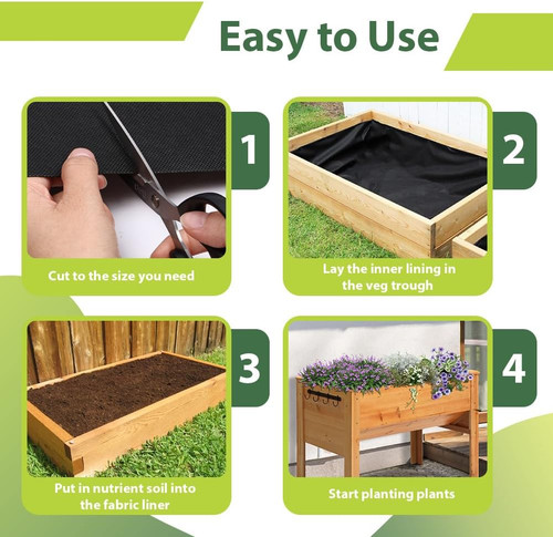 Fabric liner for large veg - liner,