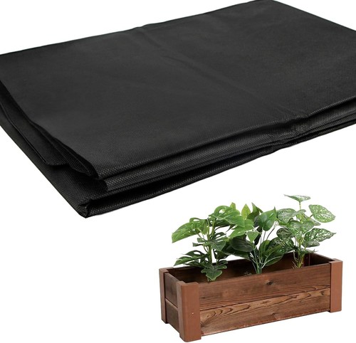 Fabric planter liner for large - planter,