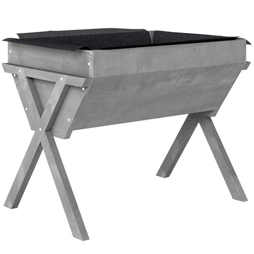 Wooden raised garden - raised, with