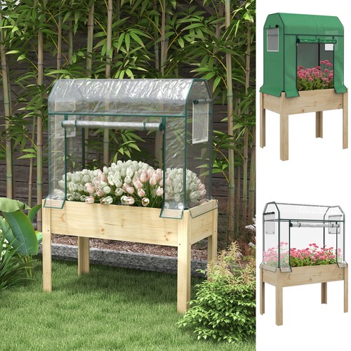 Wooden raised garden - wooden, bed