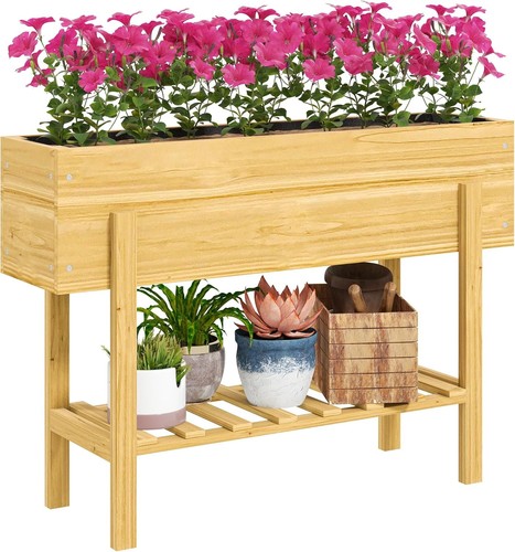 Raised garden planter bed box - garden,